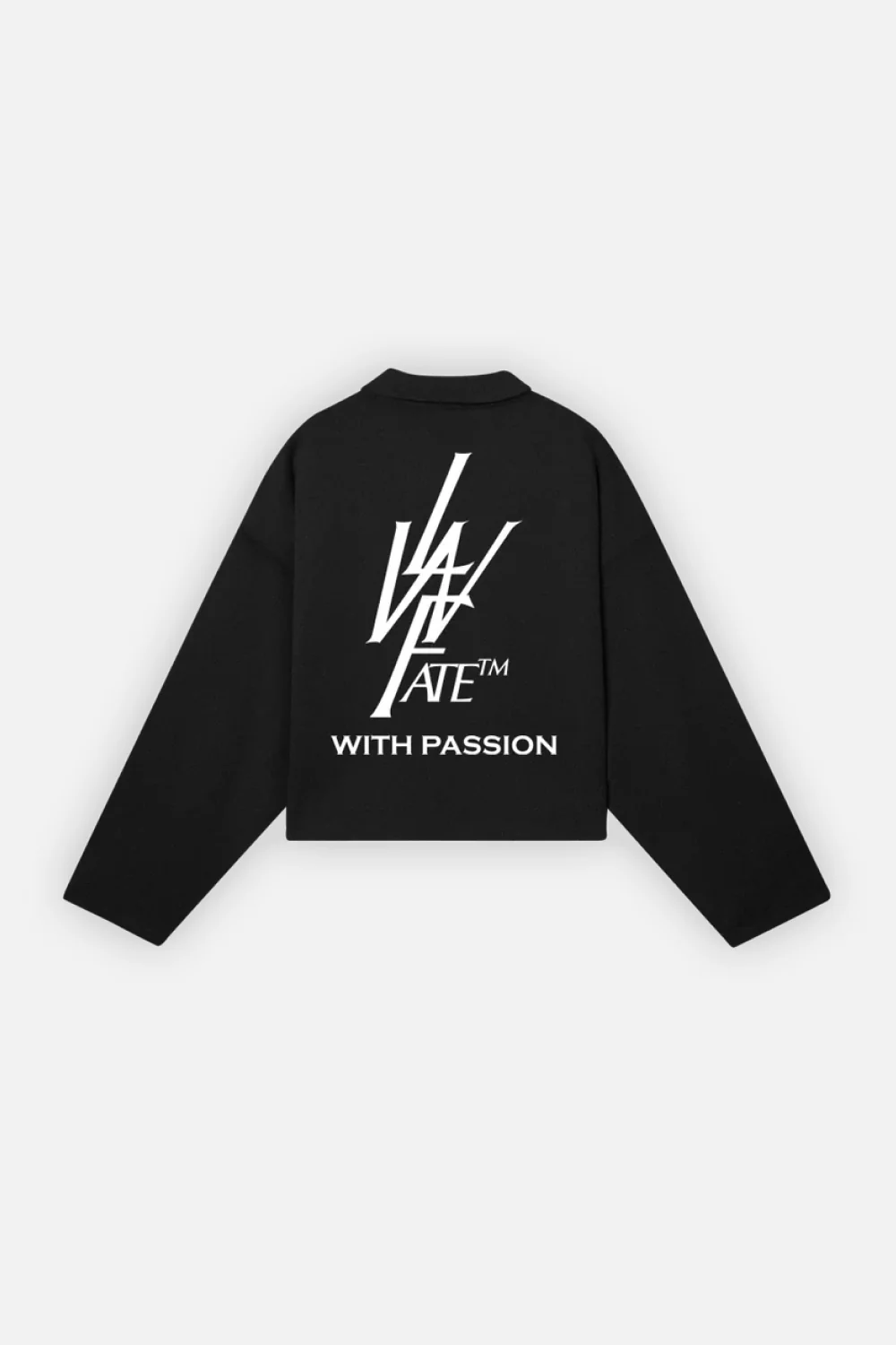 LoveWithoutFate Longsleeve Polo Black - Image 3