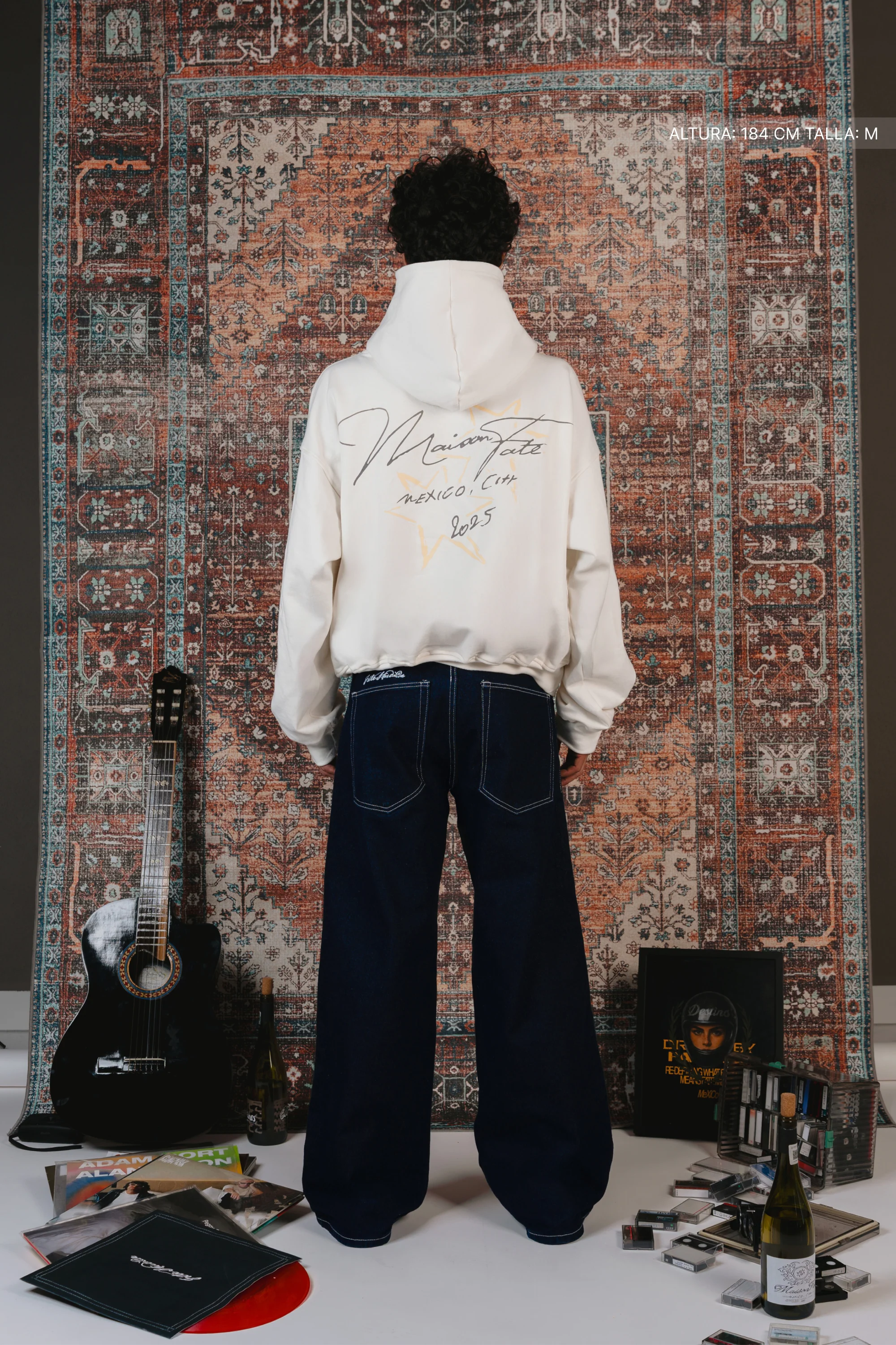 Maison Sparks Hoodie Ivory - Image 2