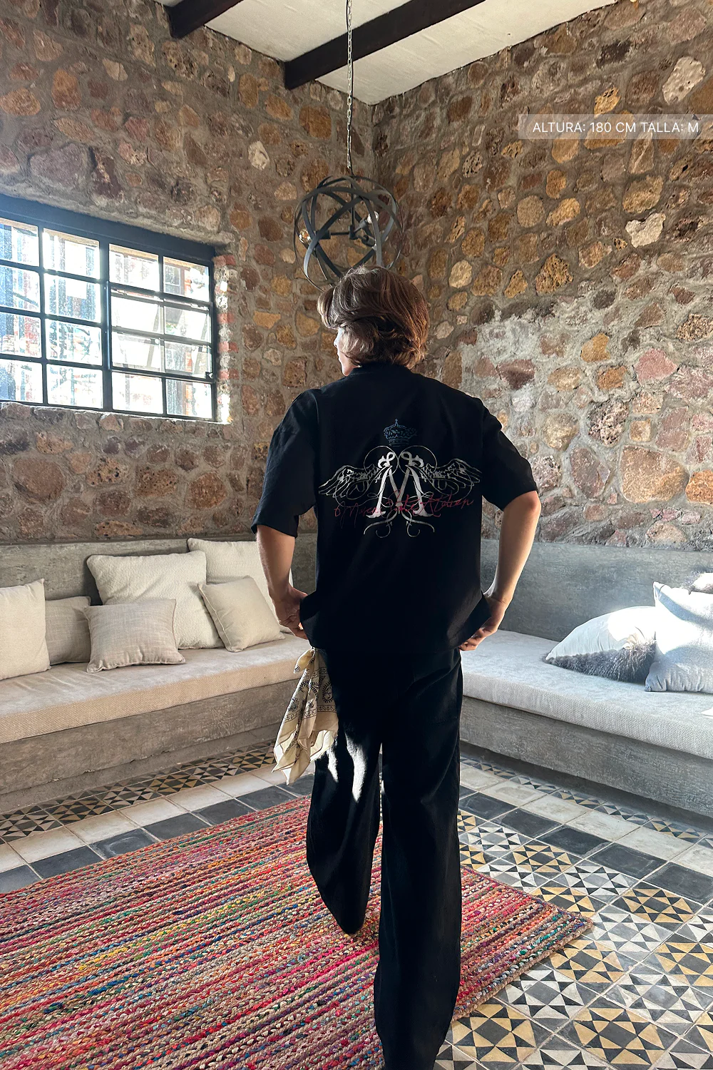 Maison Wings Tee Black - Image 2