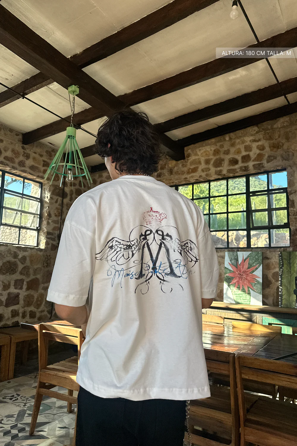 Maison Wings Tee Ivory - Image 2