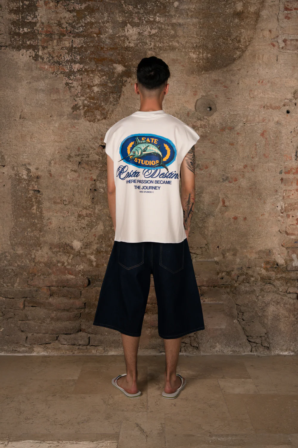 Marlin Studios Tank Top Ivory - Image 2