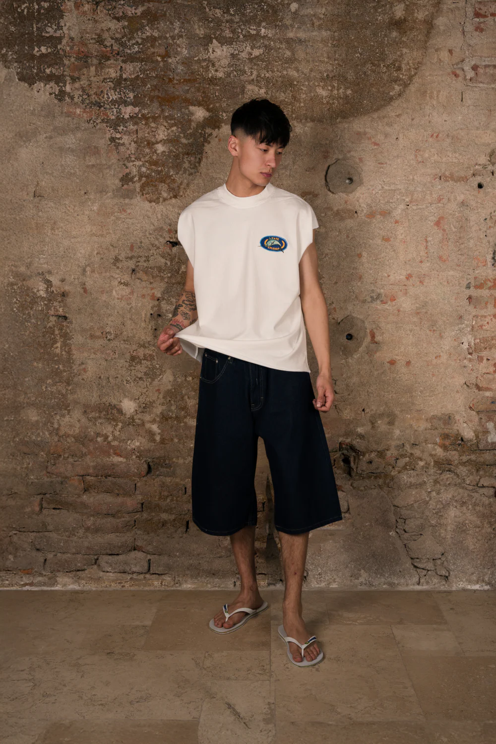 Marlin Studios Tank Top Ivory - Image 4