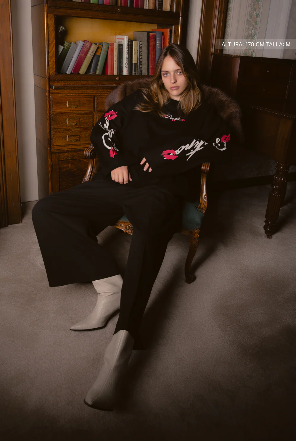 Martini & Bad Decisions Longsleeve Black - Image 4