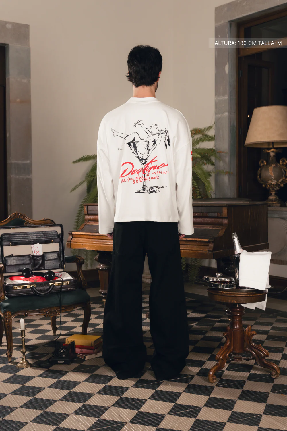 Martini & Bad Decisions Longsleeve Ivory - Image 7