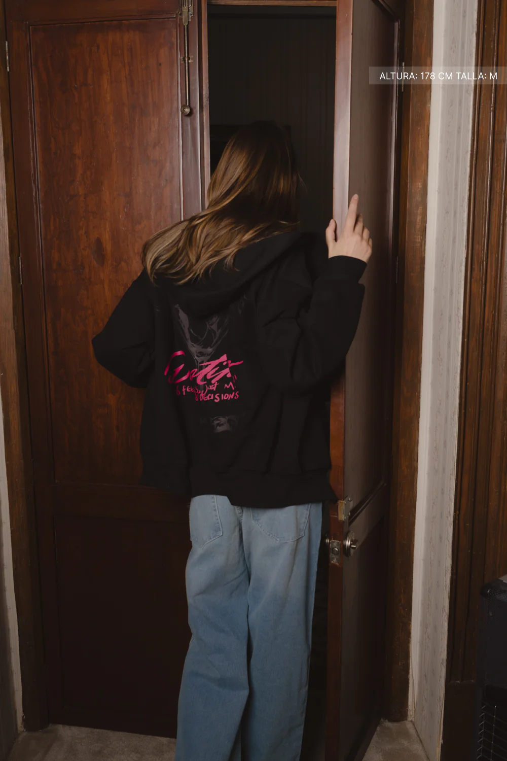 Martini & Bad Decisions Zip Hoodie Vantablack - Image 8