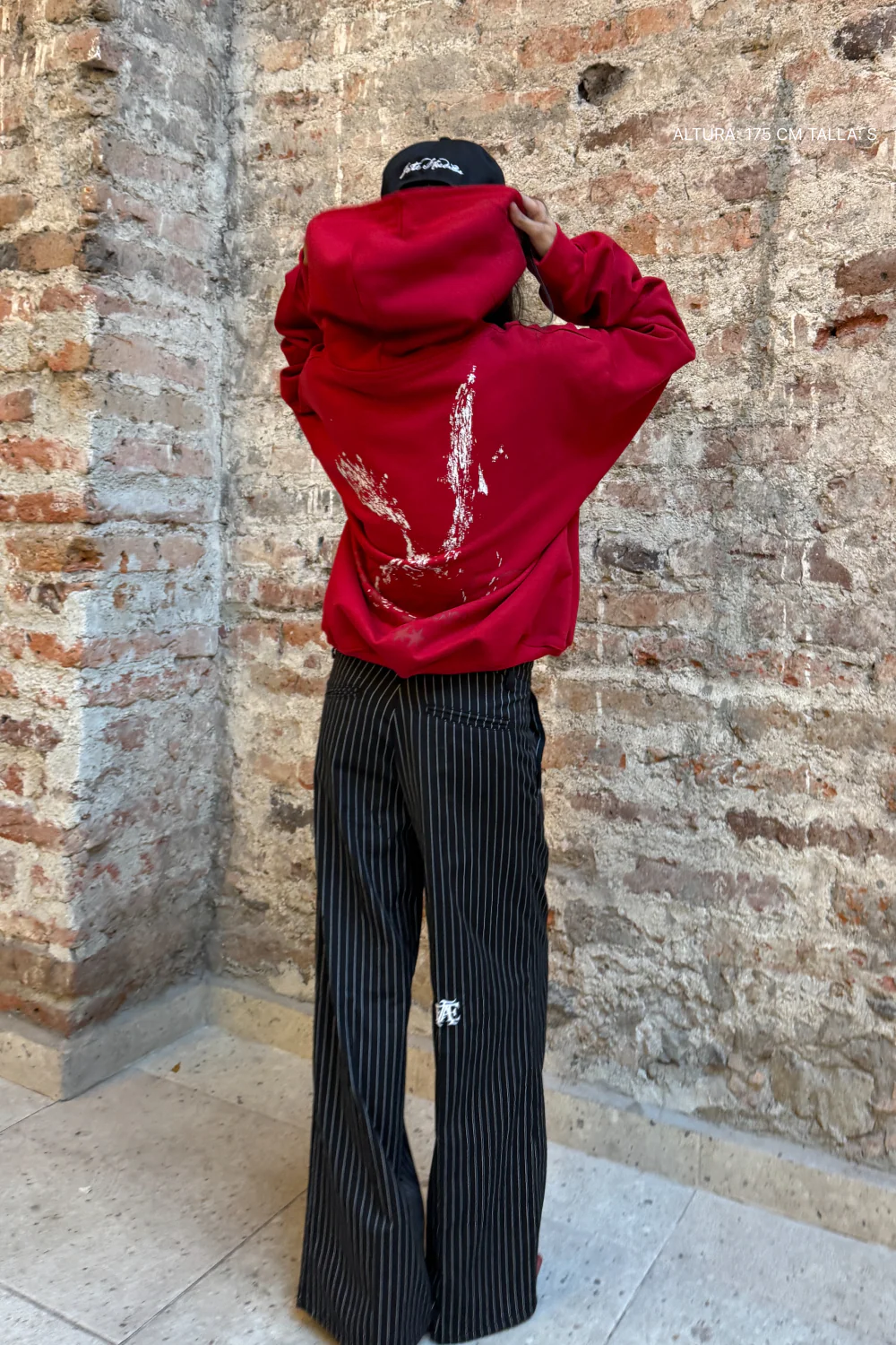 Not All Angels Hoodie Cherry Red - Image 2