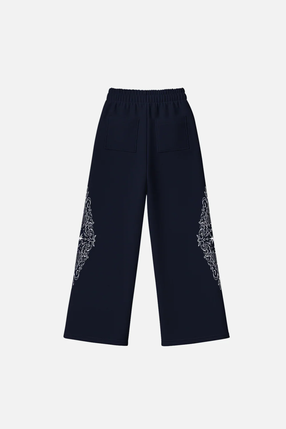 Ornate Wide Pants Midnight Blue - Image 3