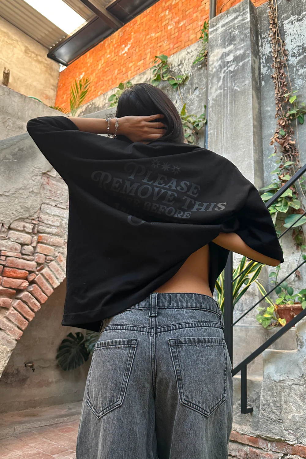 Please Remove This Tee Black - Image 2