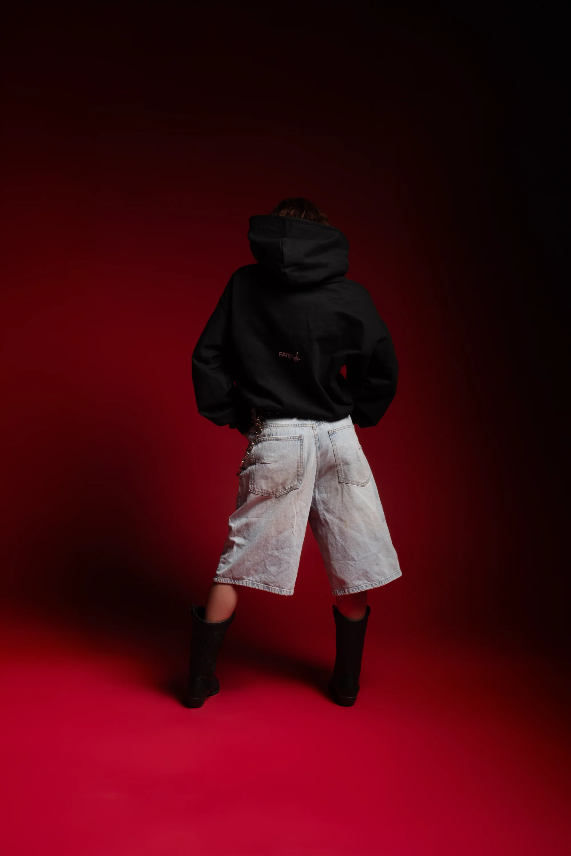 Racing Patches Zip Hoodie Vantablack - Image 4