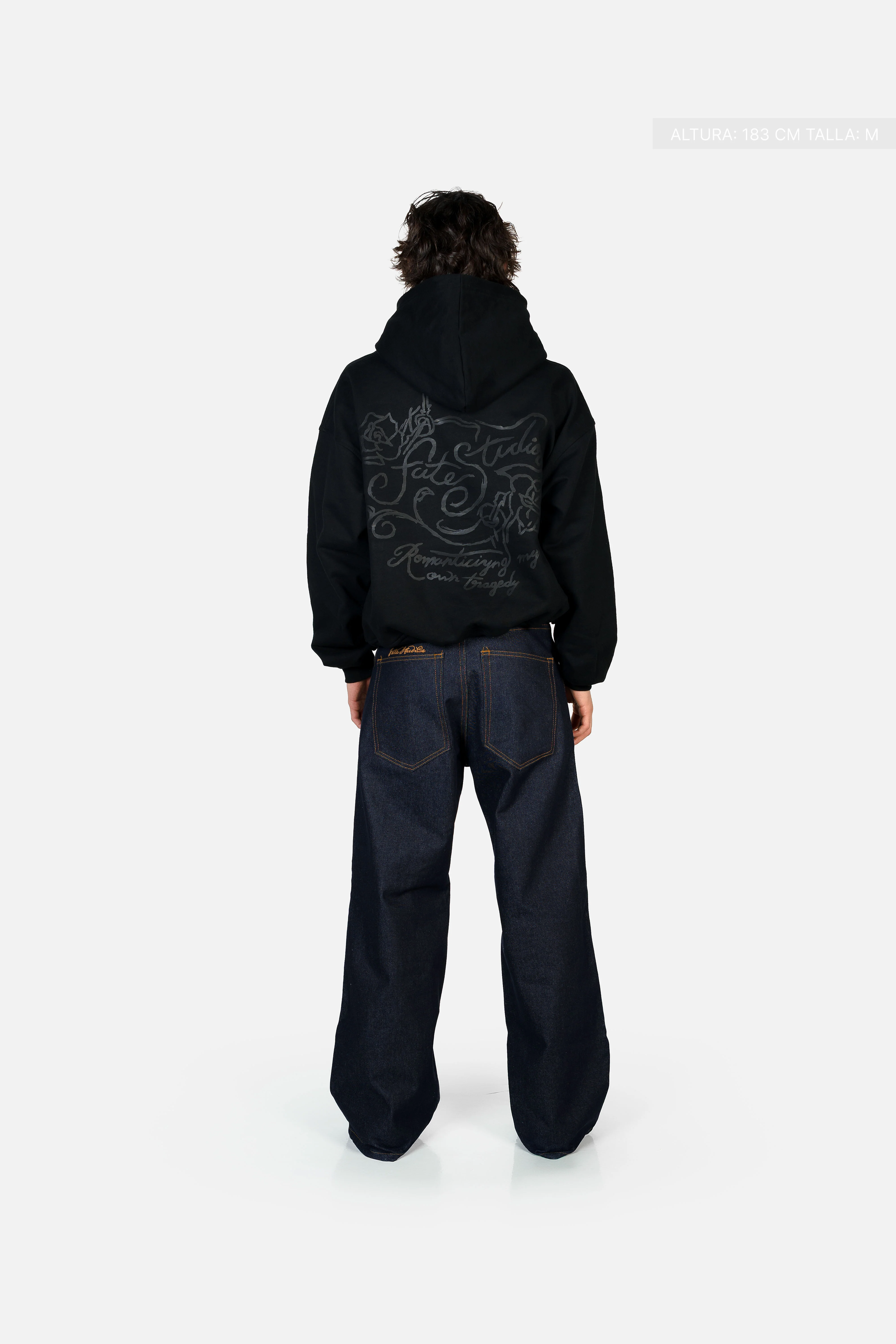 Romanticizing My Own Tragedy Hoodie Vantablack - Image 4
