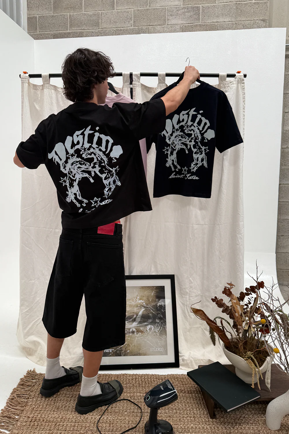 Saint Horses Tee Black - Image 2