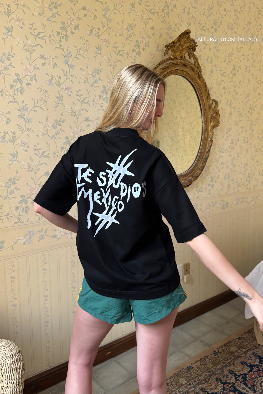 Watercolor Signature  Studios Tee Black - Image 4