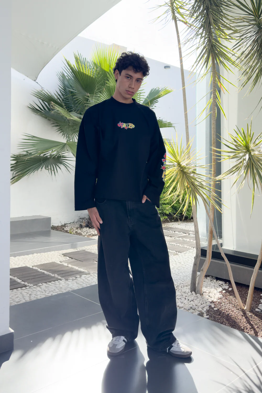Sex Icon Cherry Longsleeve Black - Image 4