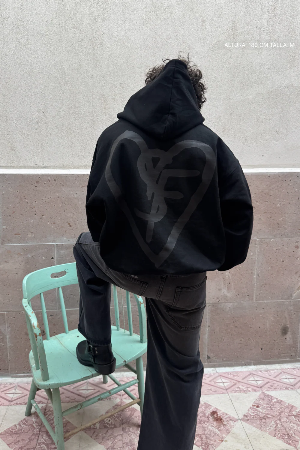 SF Heart Fate Studios Black&Black Hoodie Vantablack - Image 2