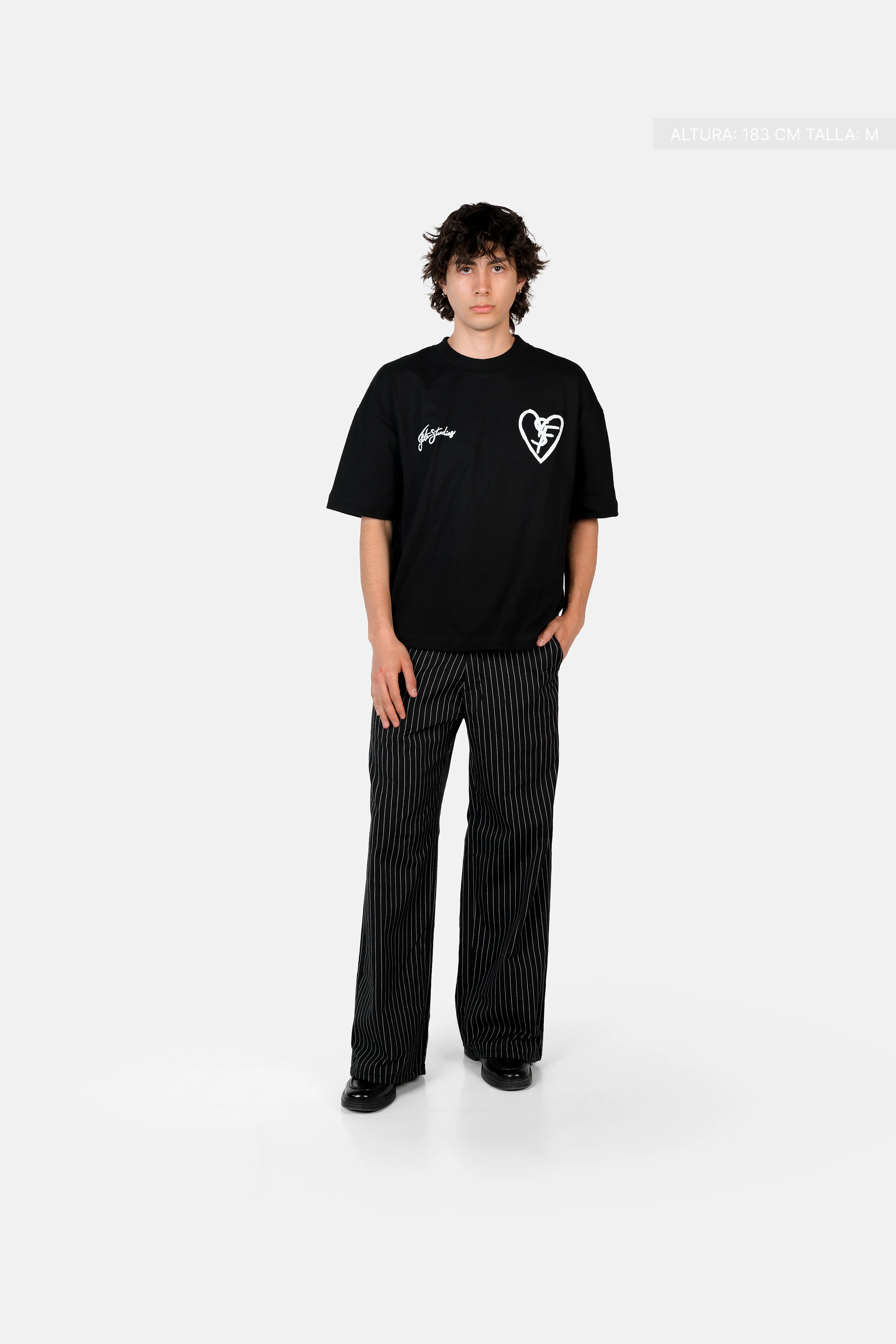 SF Heart Fate Studios Tee Black - Image 5