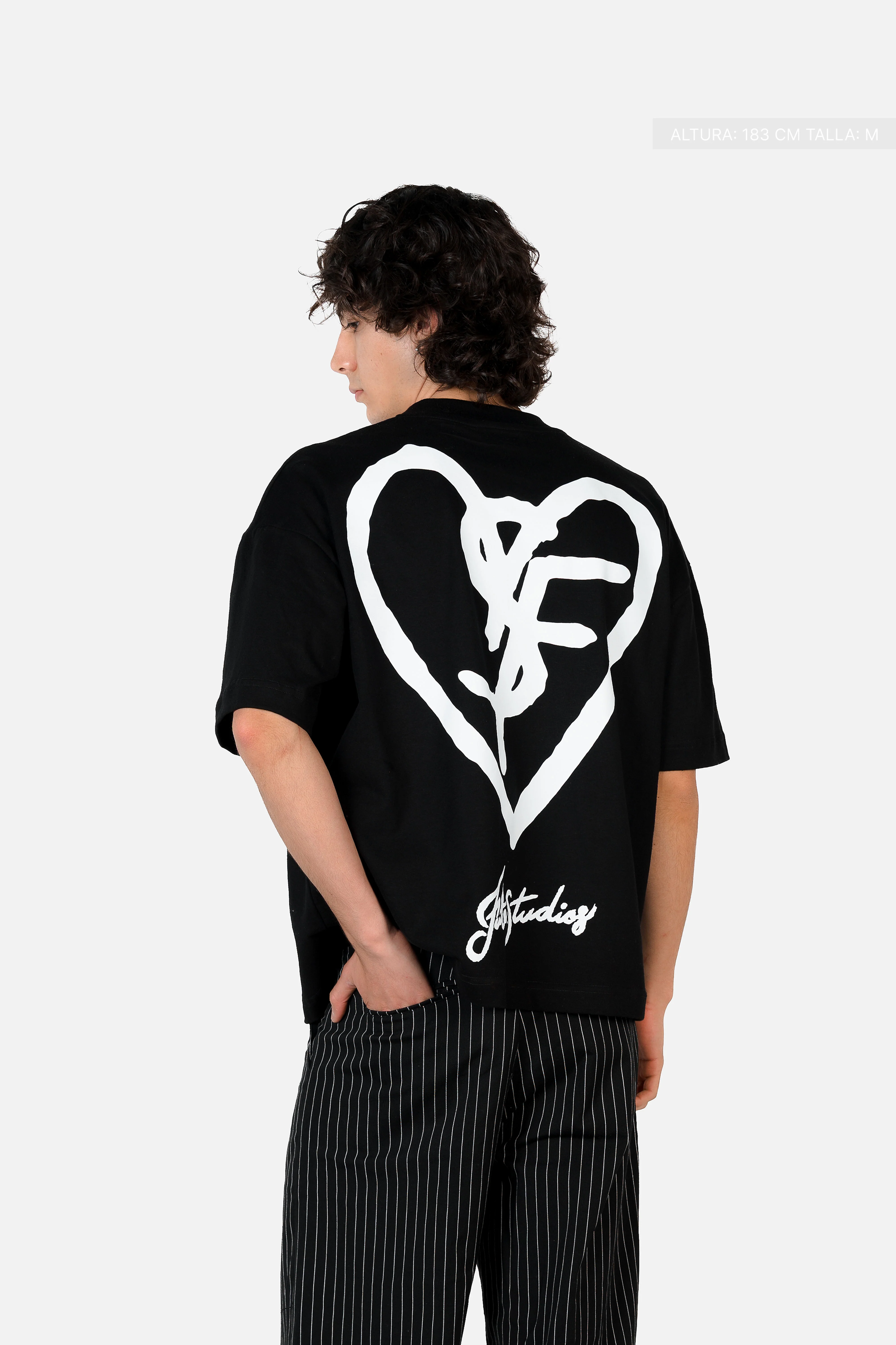 SF Heart Fate Studios Tee Black - Image 6