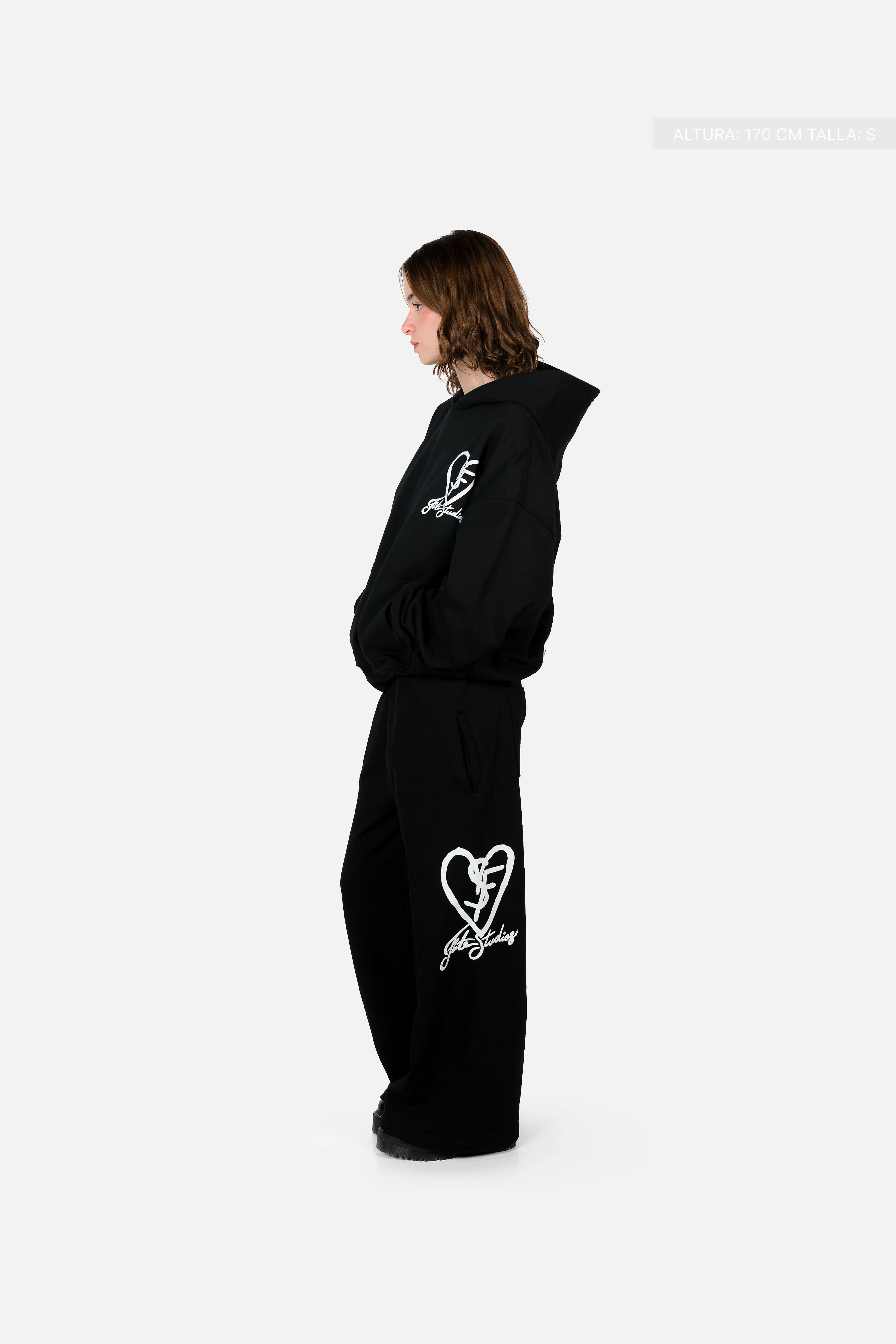 SF Heart Fate Studios Wide Pants Vantablack - Image 4
