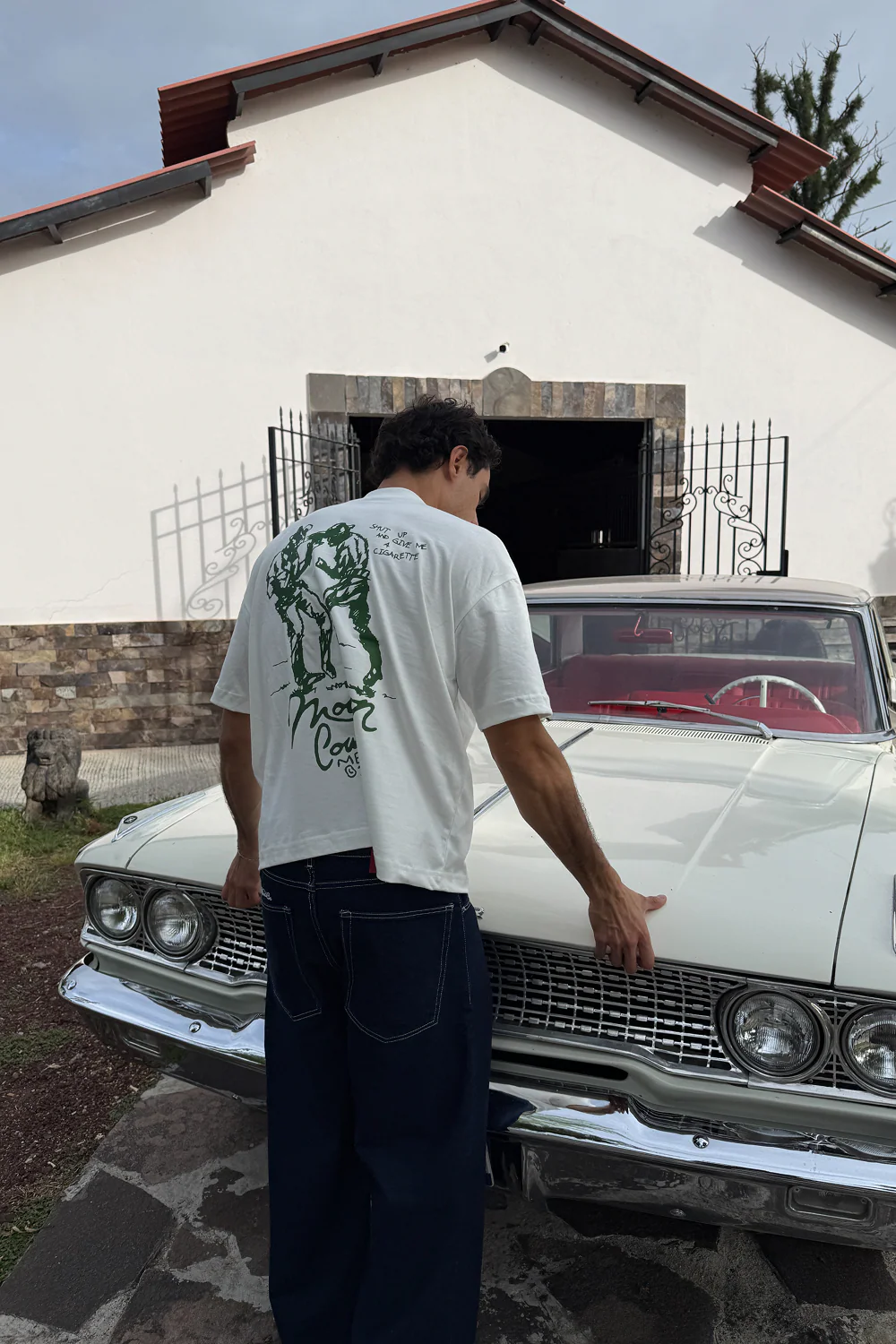Shut Up Cowboy Tee Ivory - Image 5