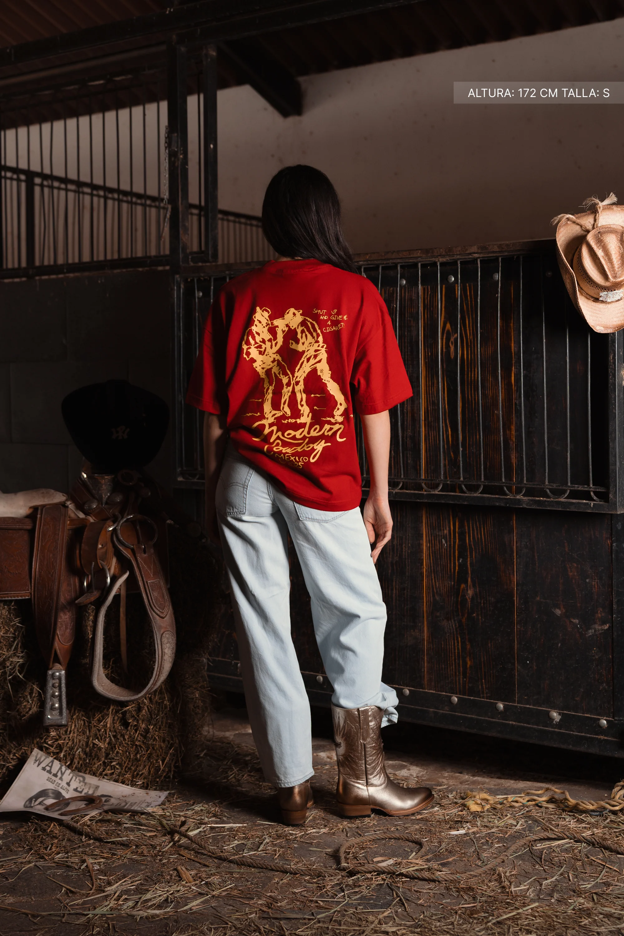 Shut Up Cowboy Tee Red - Image 7
