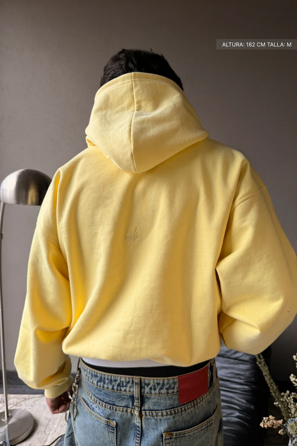 Signature Patch Hoodie Canary Yellow - Image 5