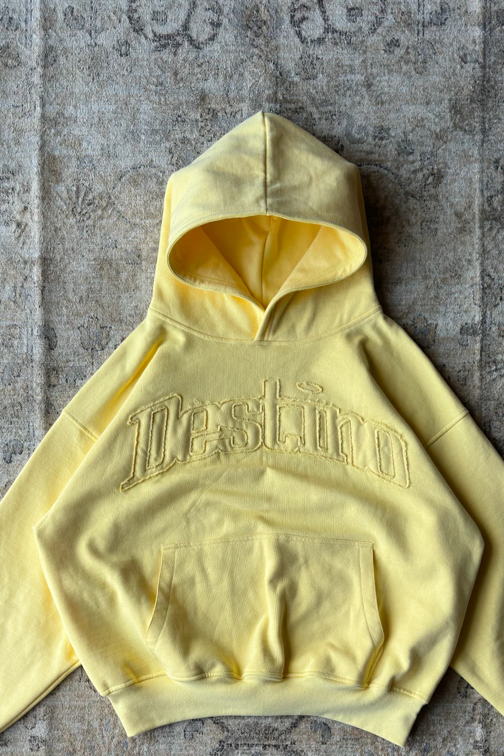 Signature Patch Hoodie Canary Yellow - Image 6