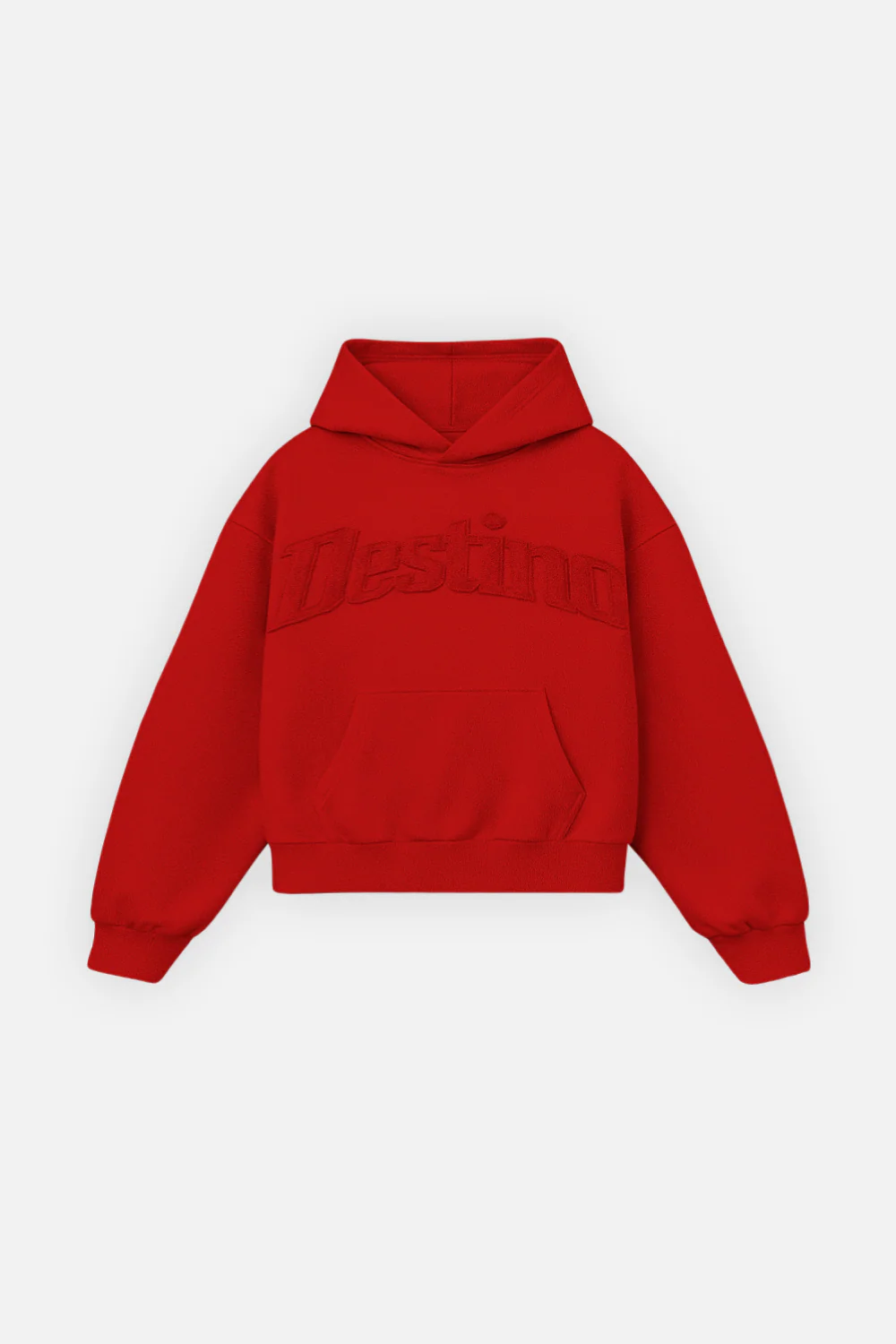 Signature Patch Hoodie Cherry Red