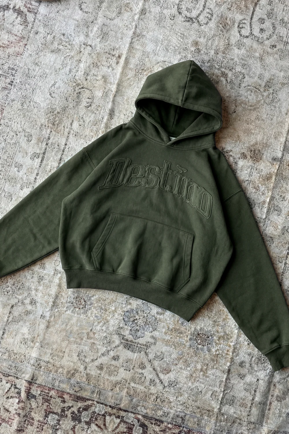 Signature Patch Hoodie Green Forest - Image 4