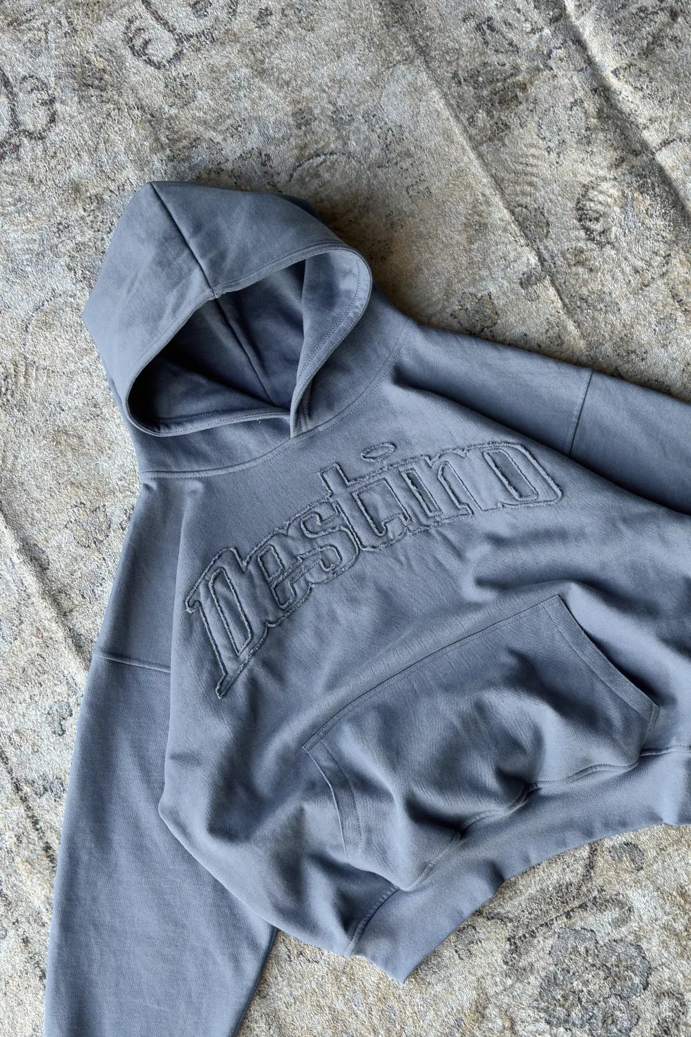 Signature Patch Hoodie Iron Blue - Image 6