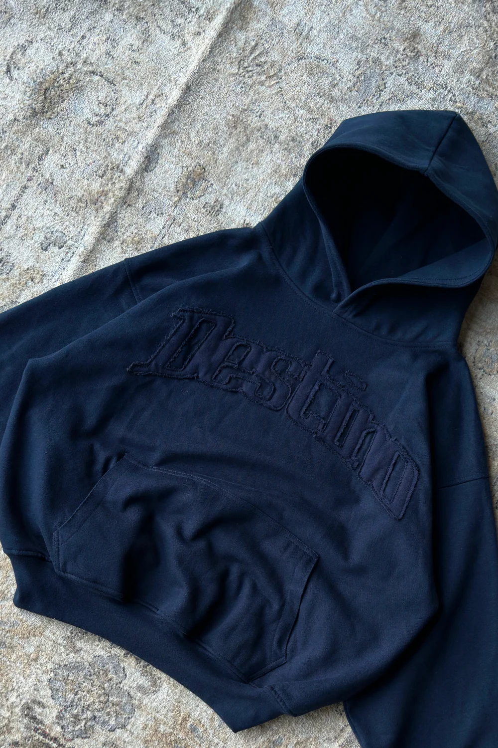 Signature Patch Hoodie Midnight Blue - Image 6