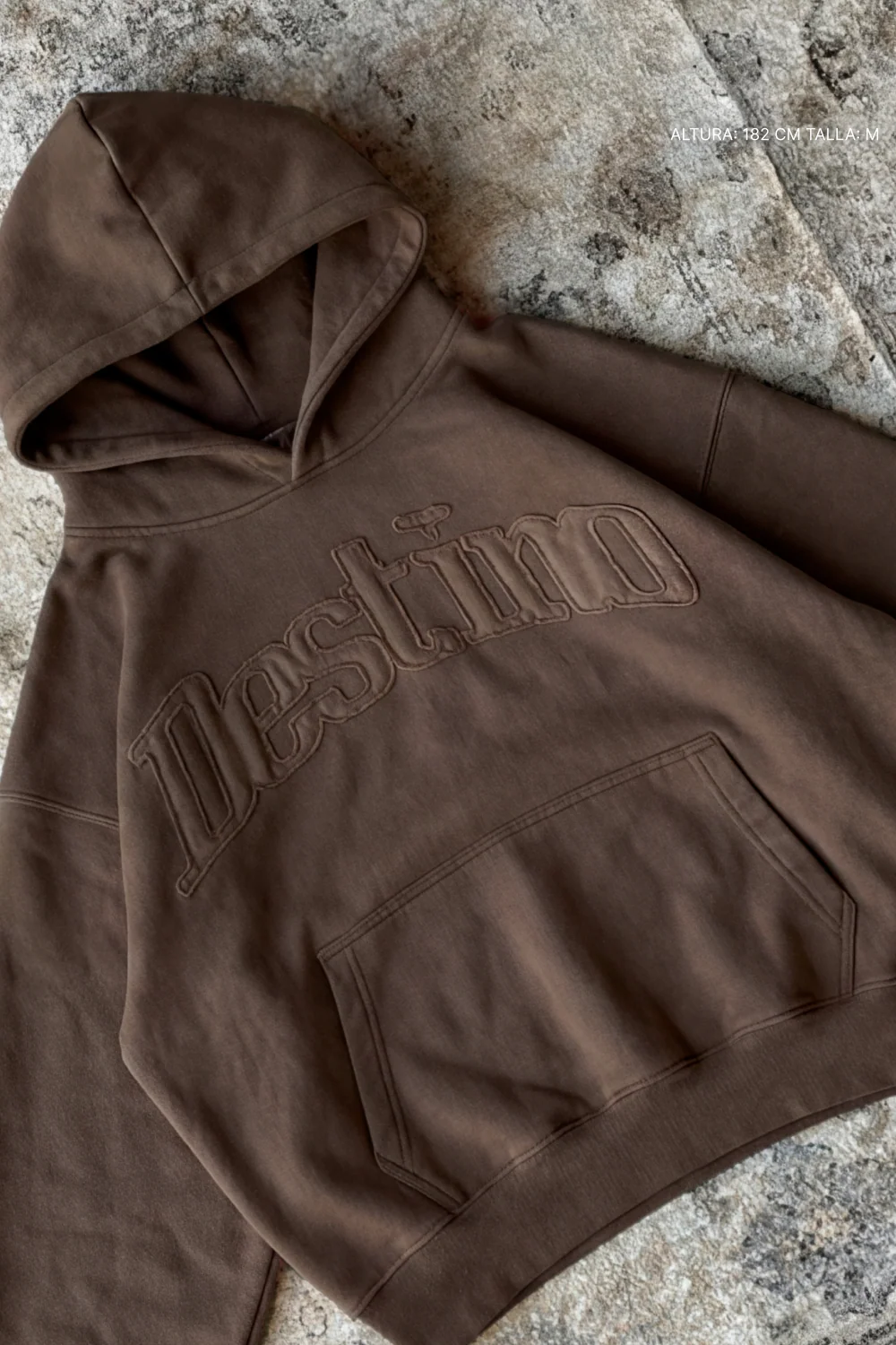Signature Patch Hoodie Mocha Brown - Image 2