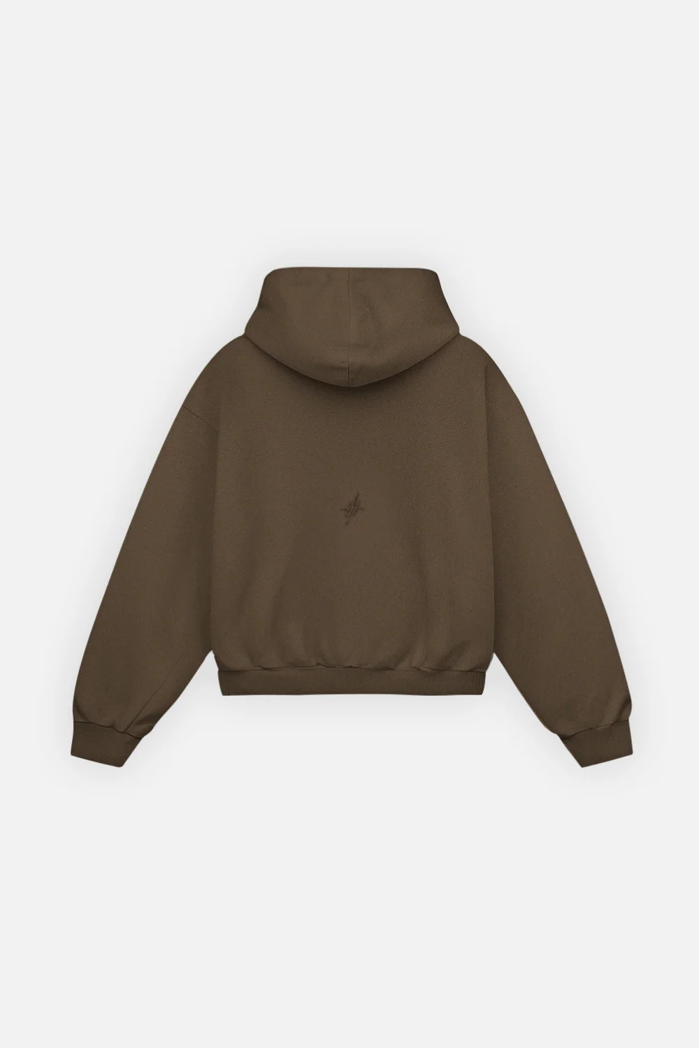 Signature Patch Hoodie Mocha Brown - Image 3