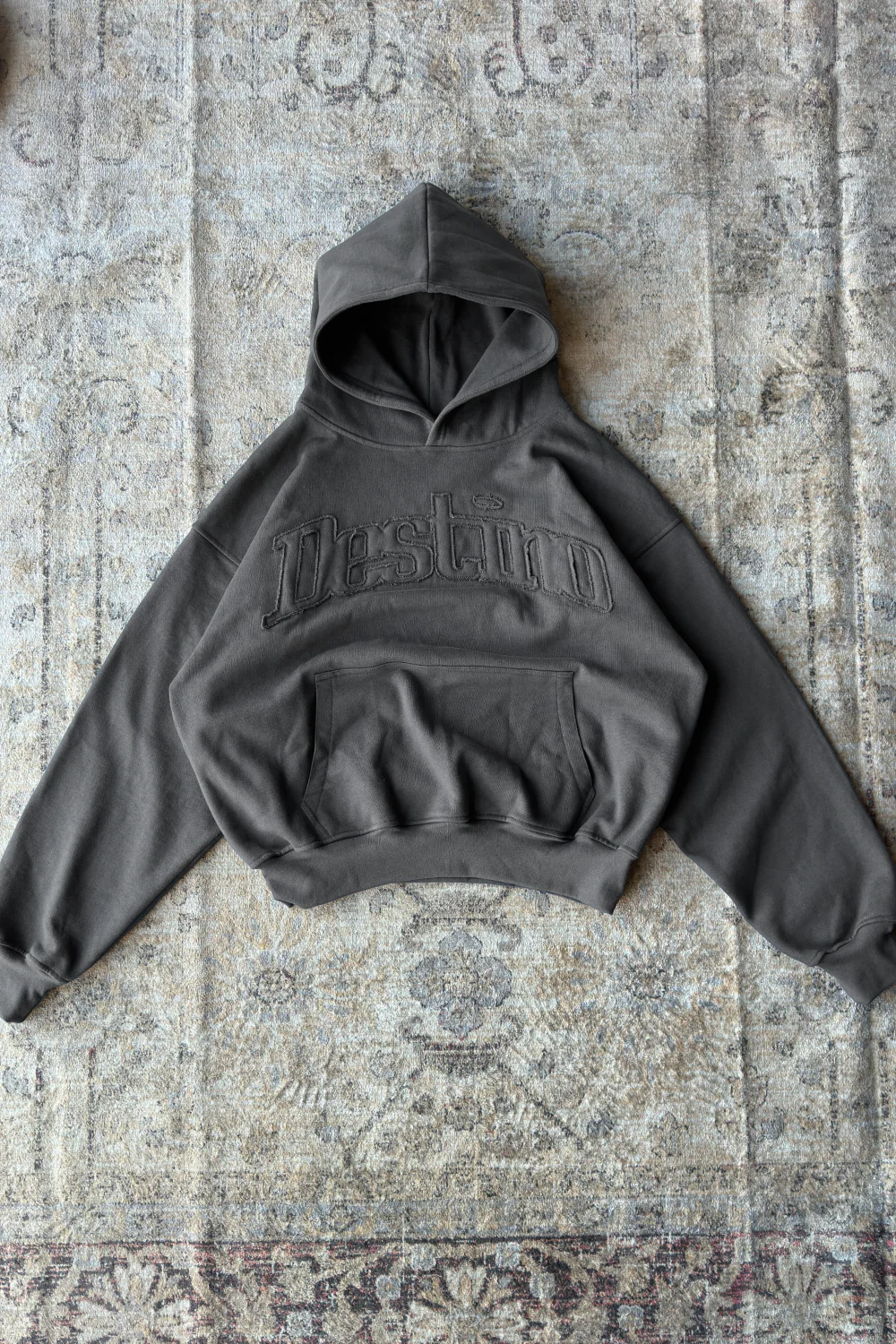 Signature Patch Hoodie Oxford Grey - Image 6