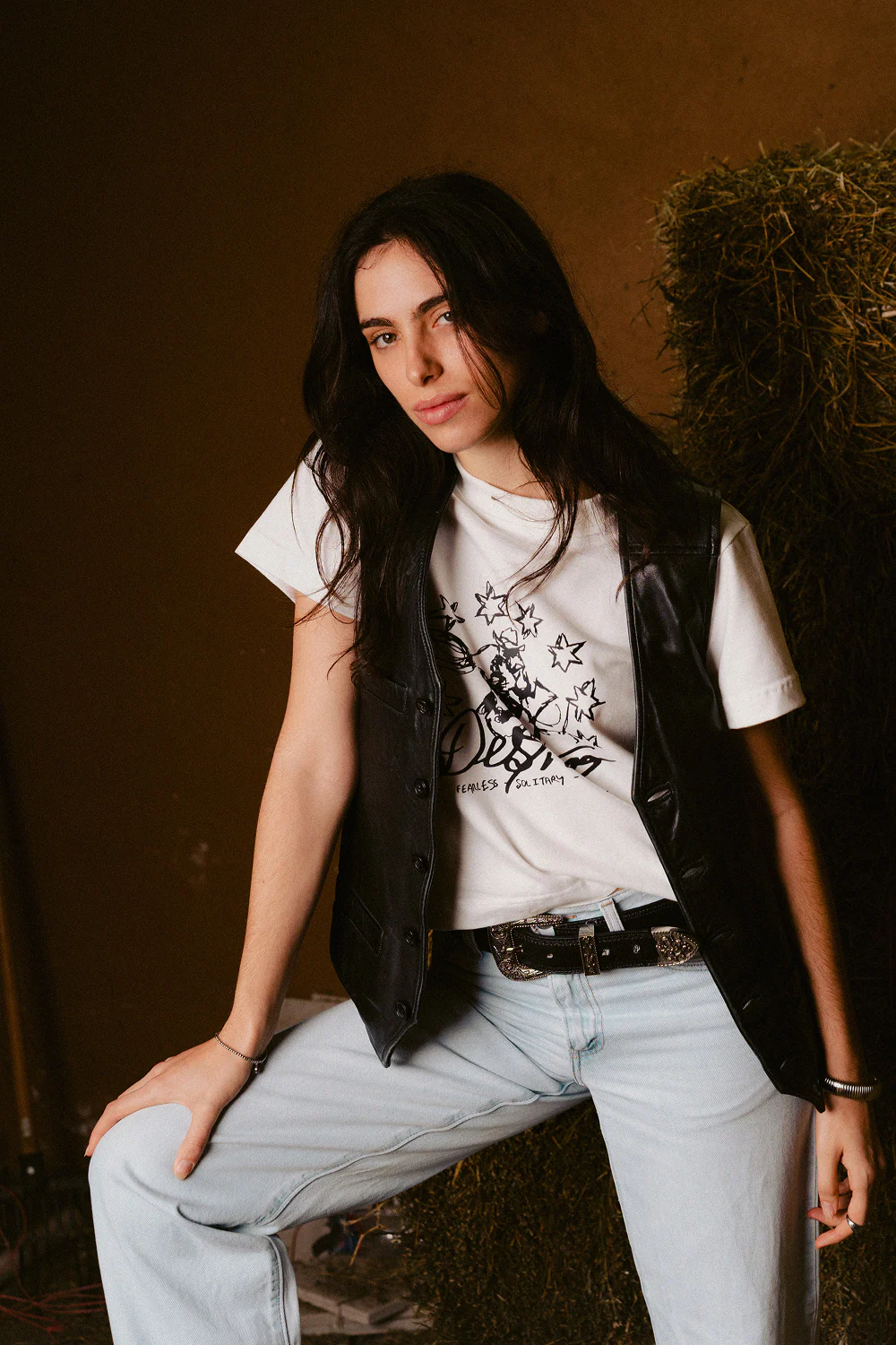 Starboy Crop Tee Ivory - Image 4