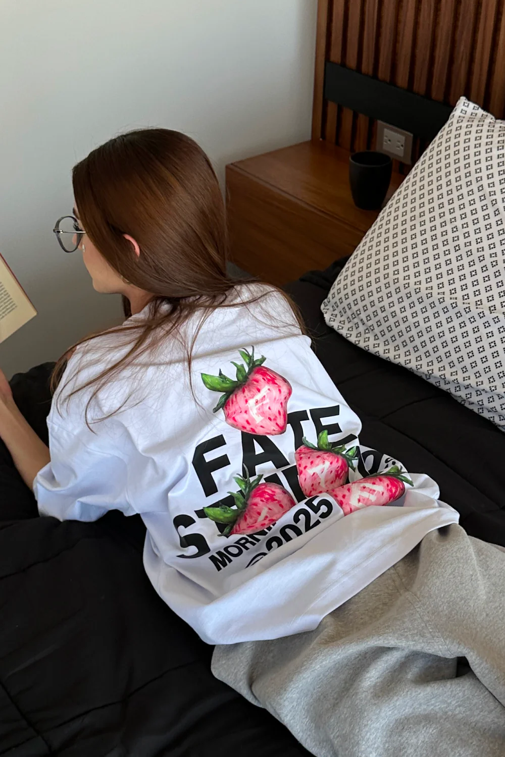 Strawberry Tee White - Image 2