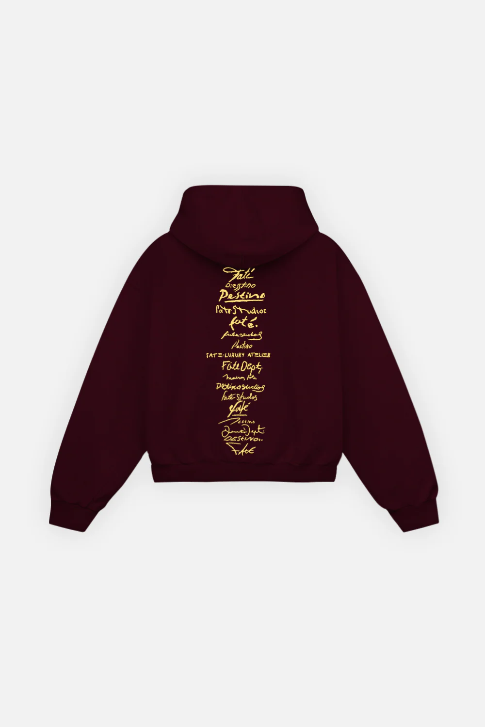 Studios Hoodie Burgundy - Image 3