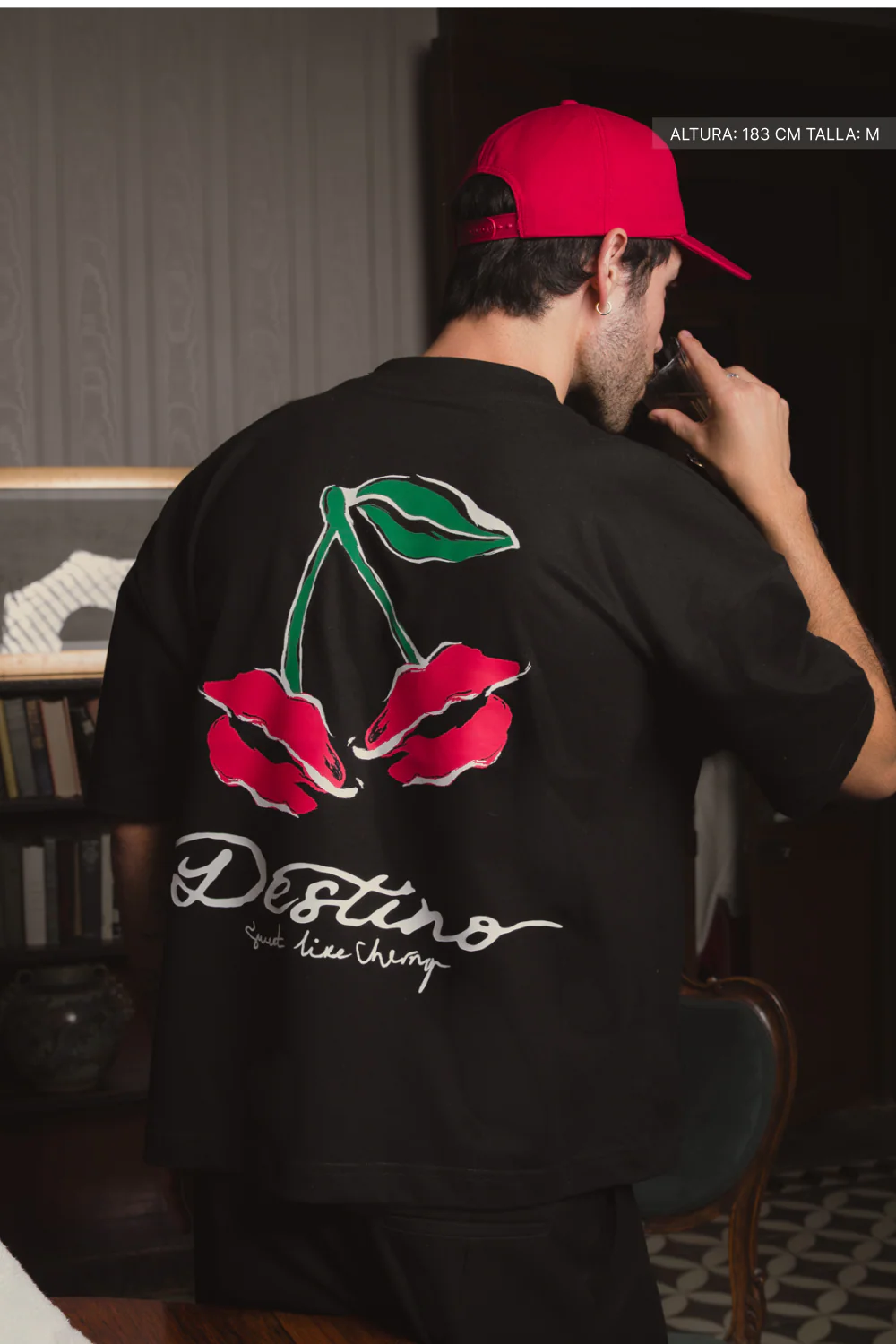 Sweet Lips Tee Black - Image 8