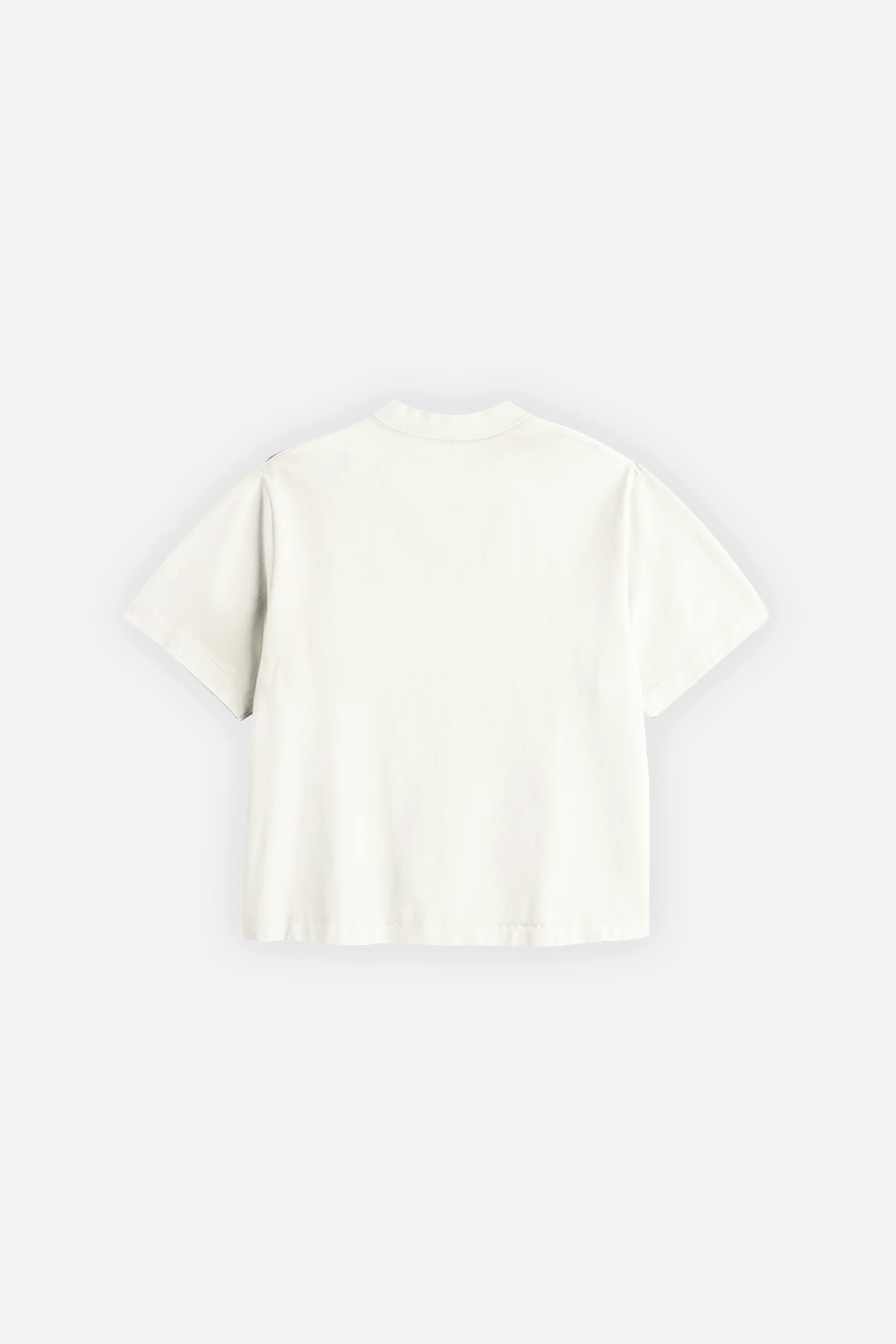 Not AI Crayon Crop Tee Ivory - Image 3