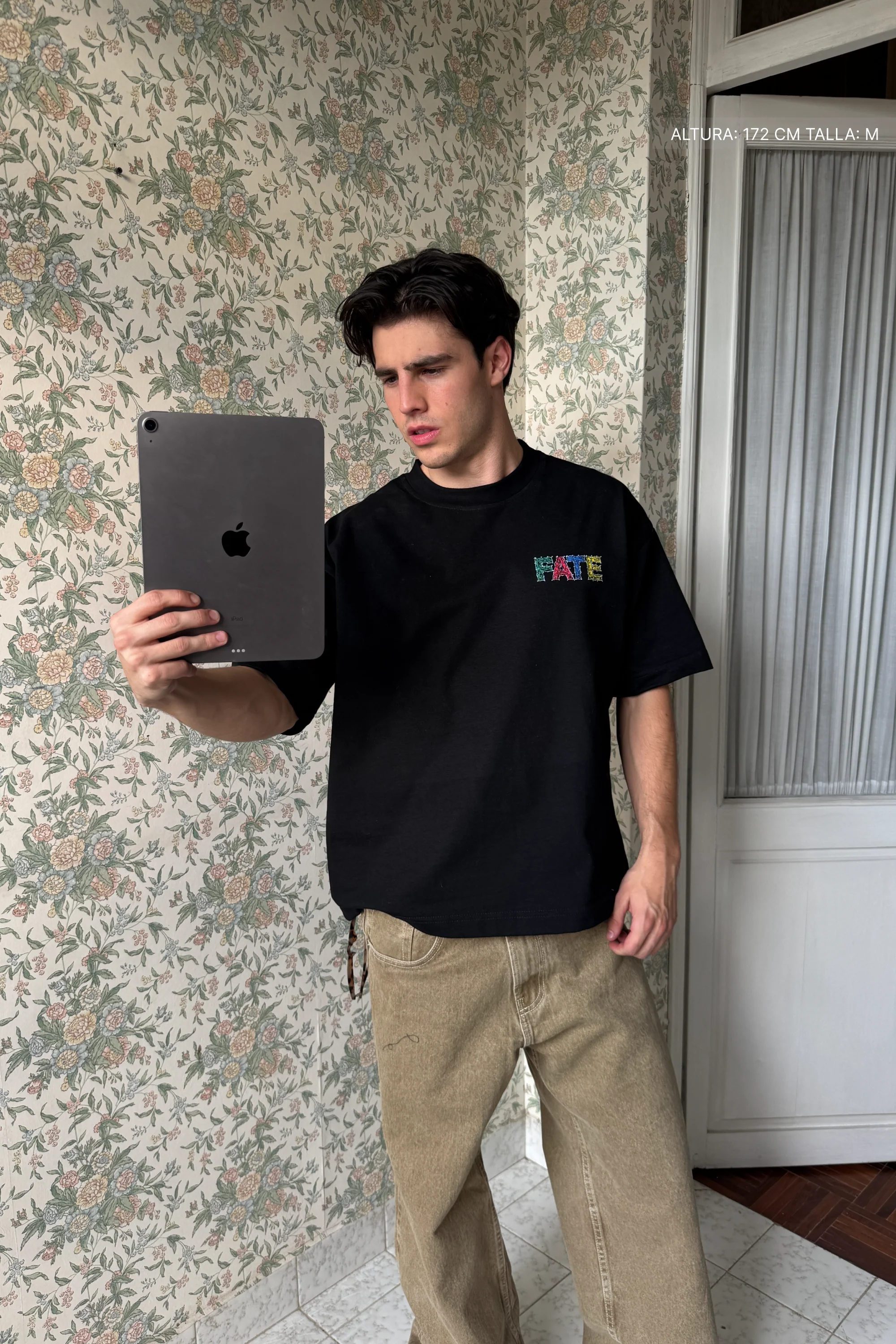 Not AI Crayon Tee Black - Image 2