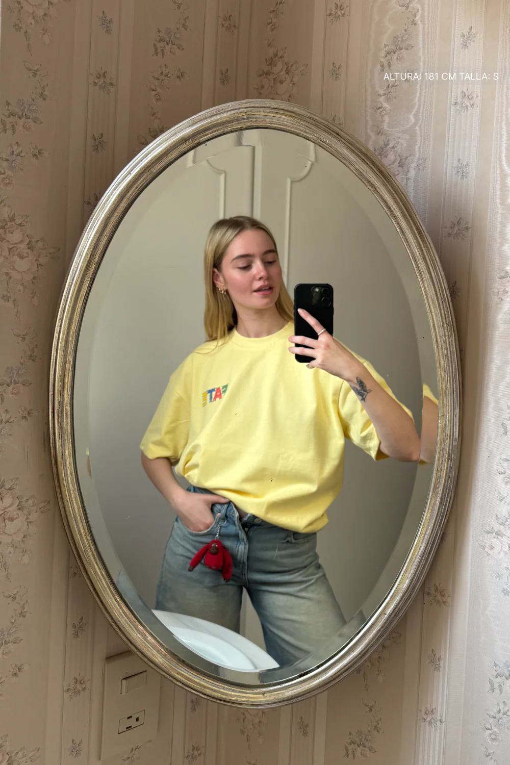 Not AI Crayon Tee Canary Yellow - Image 2