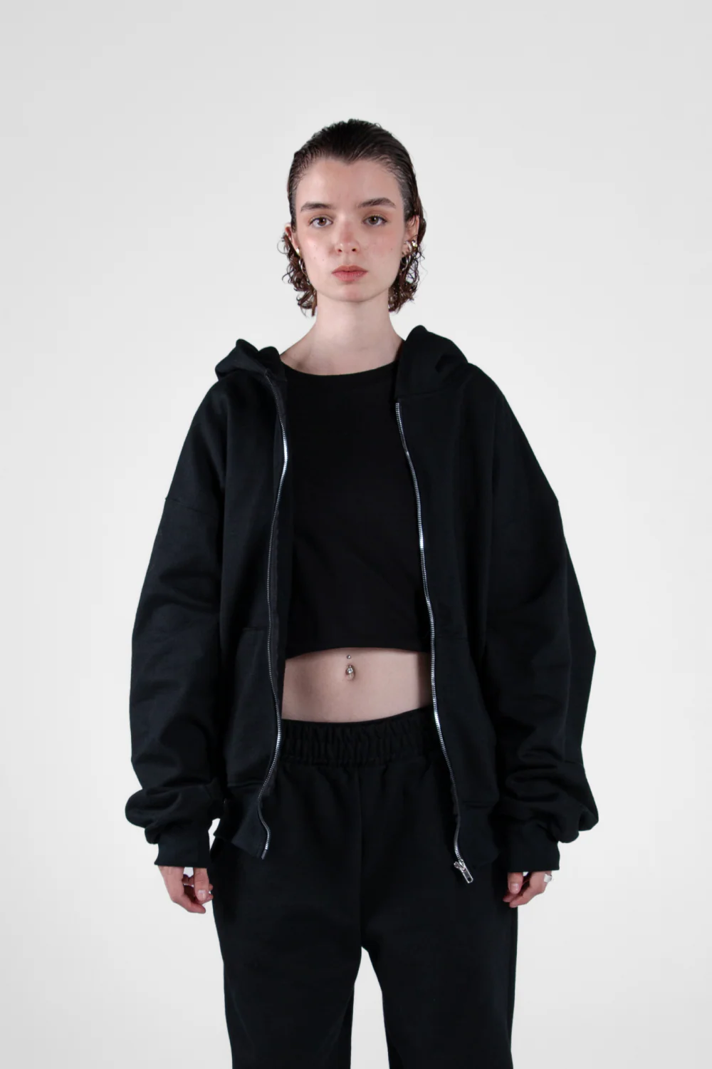 Vantablack Zip Hoodie - Image 6