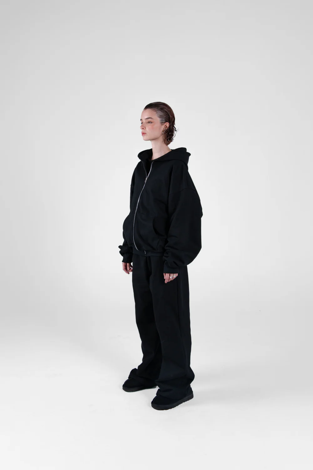 Vantablack Zip Hoodie - Image 8