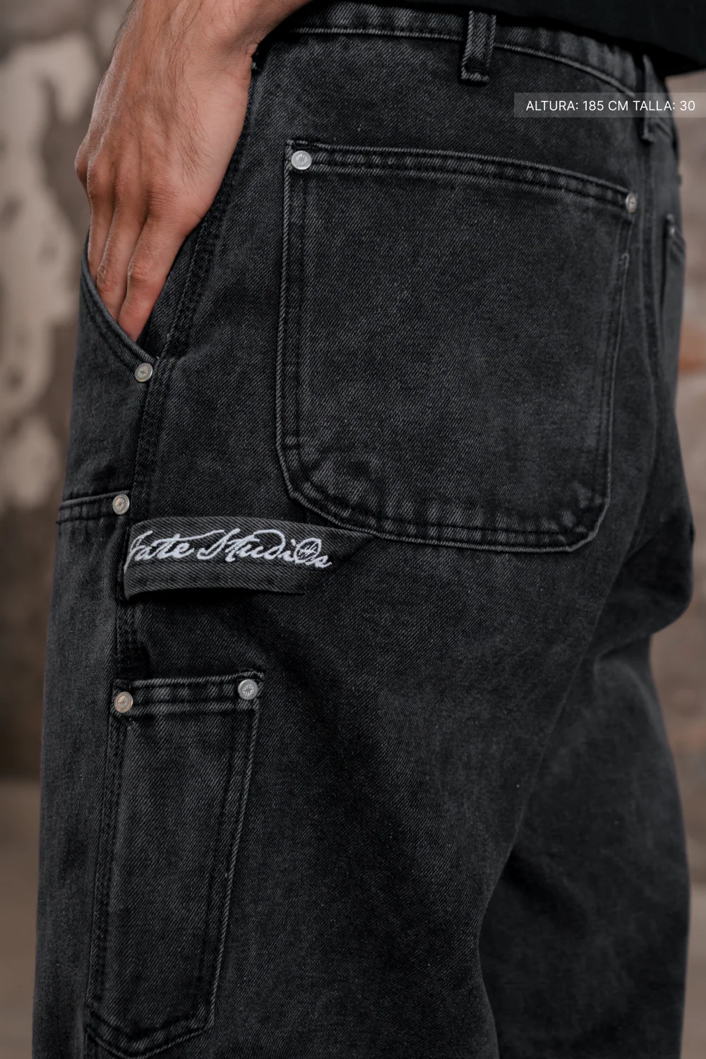 WB Jeans Carpenter Black Stone - Image 6