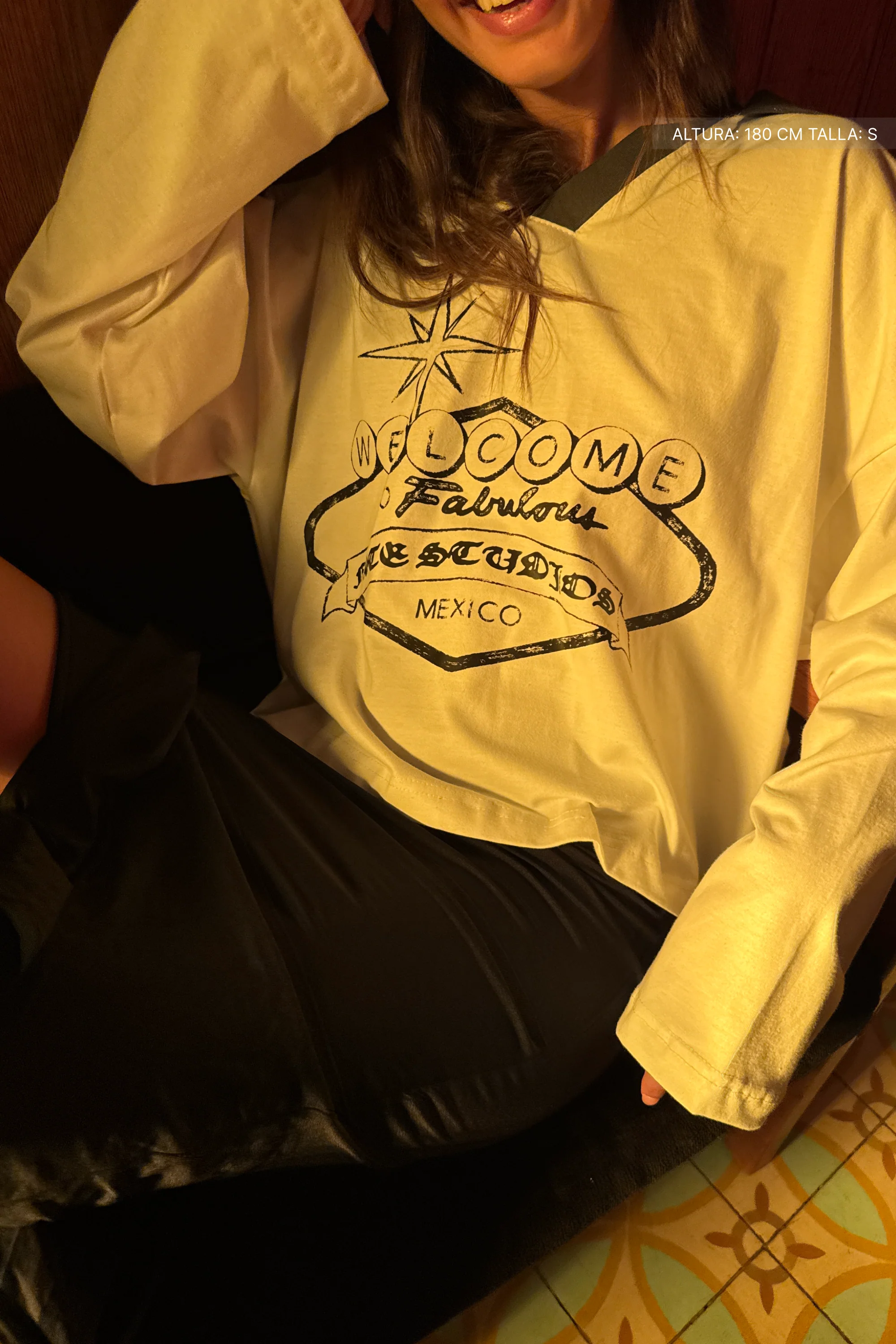 Welcome To Fate Studios Longsleeve Polo Ivory - Image 4