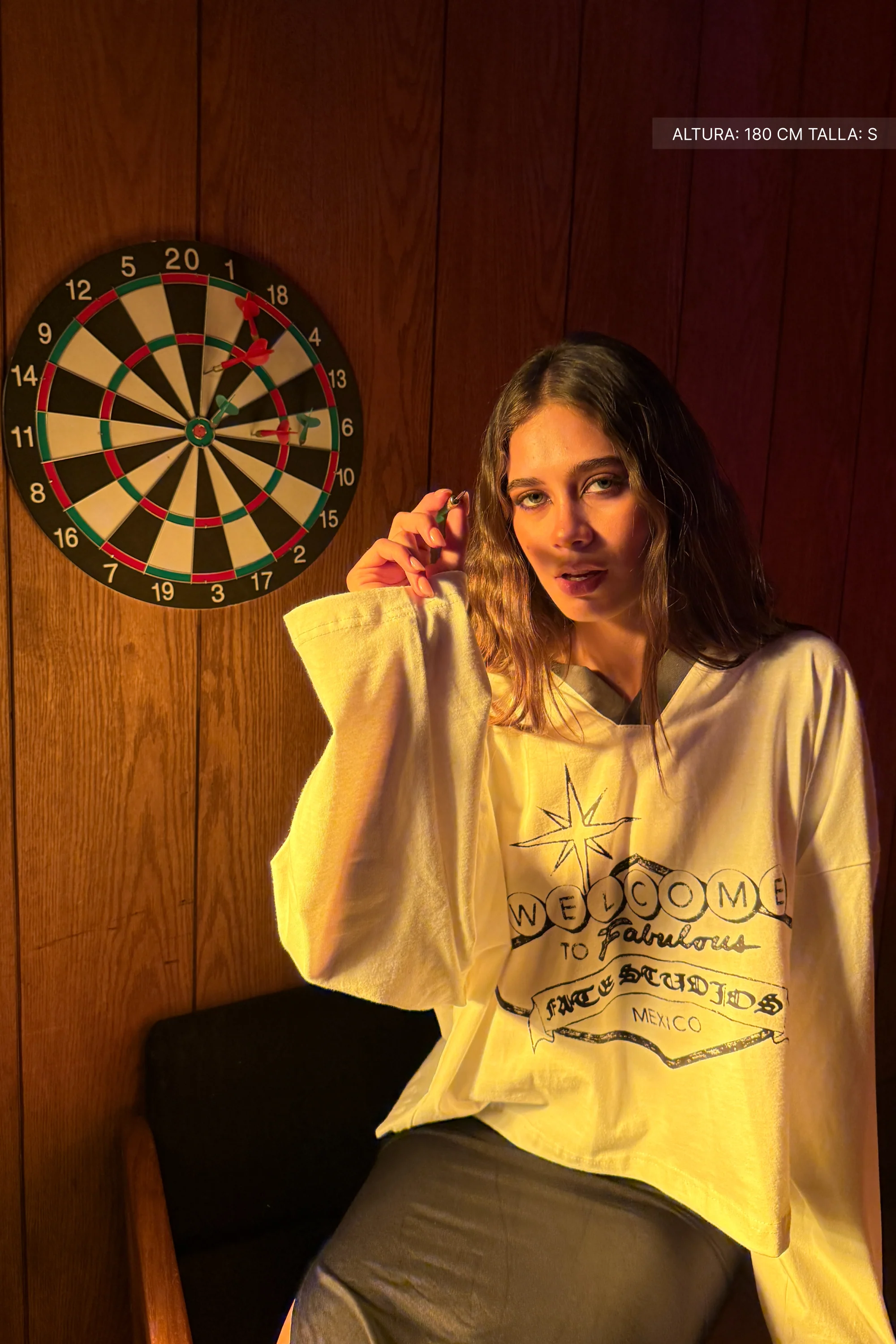 Welcome To Fate Studios Longsleeve Polo Ivory - Image 5