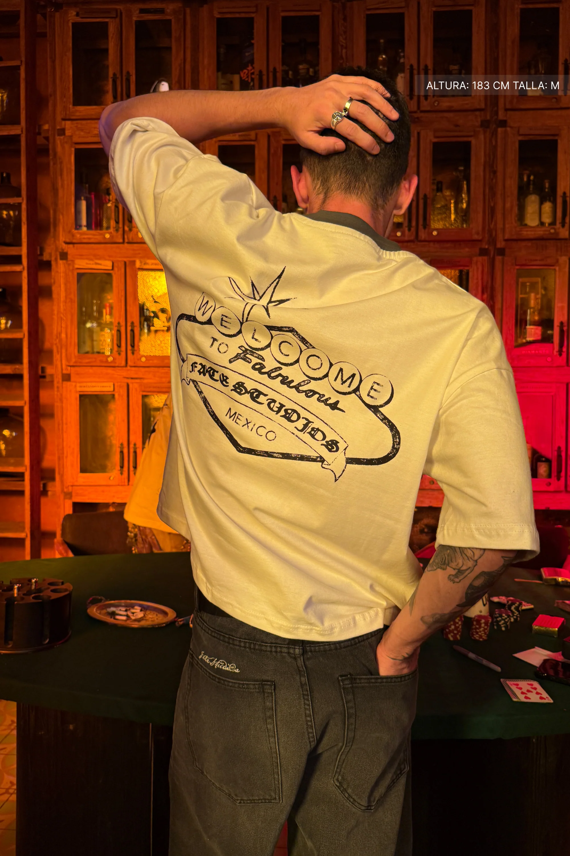 Welcome To Fate Studios Tee Ivory - Image 4