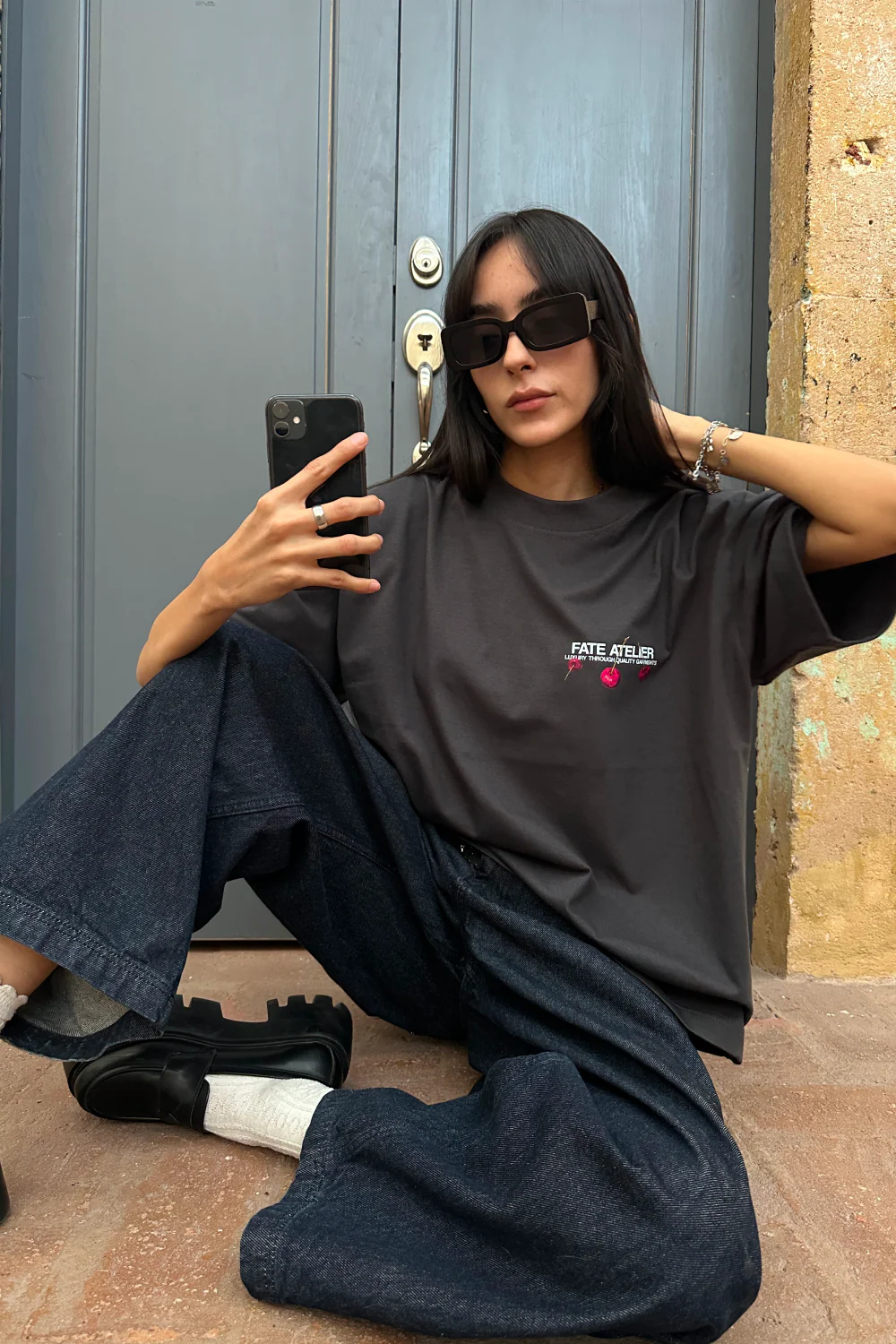 Wine Atelier Tee Oxford Grey - Image 4