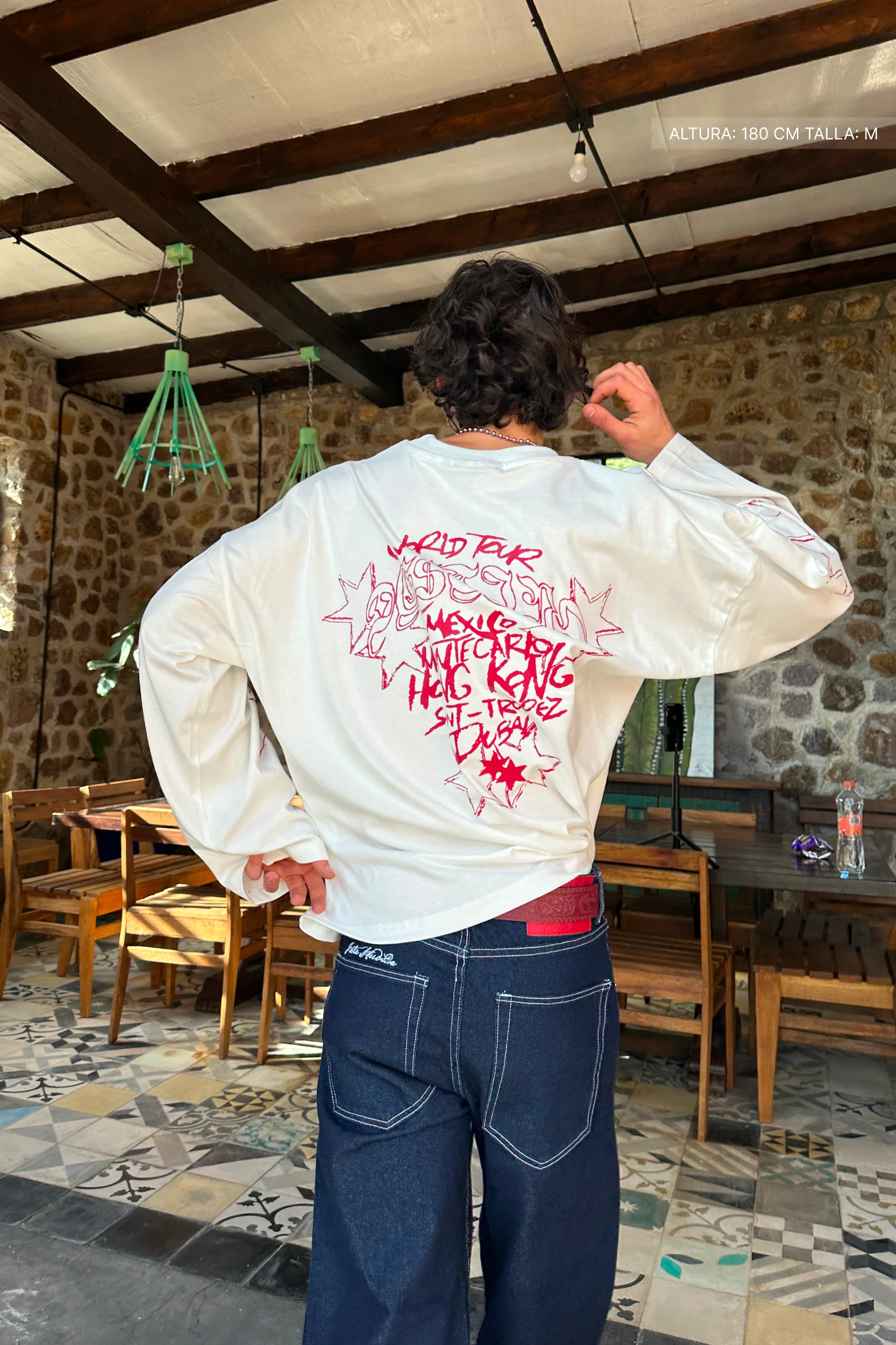 World Tour Longsleeve Ivory - Image 2